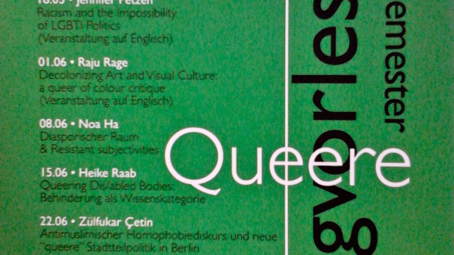 'Decolonising Art and Visual Culture - a qtipoc critique' Lecture